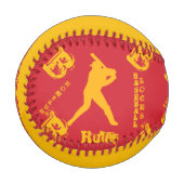 Balle De Baseball Baseball (Devant Gauche)