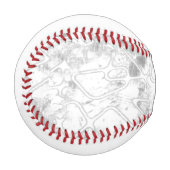 Balle De Baseball Baseball (Devant Gauche)