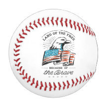 Baseball 4 juillet Fête de l'Indépendance drapeau 
