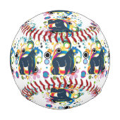 Balle De Baseball Baseball Abstrait de Gorilla (Dos)