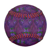 Balle De Baseball Baseball Abstrait de Lion (Devant)