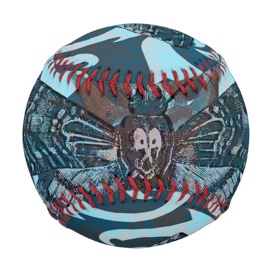Balle De Baseball Baseball Abstrait Moth (Dos)