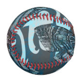 Balle De Baseball Baseball Abstrait Moth (Devant Gauche)