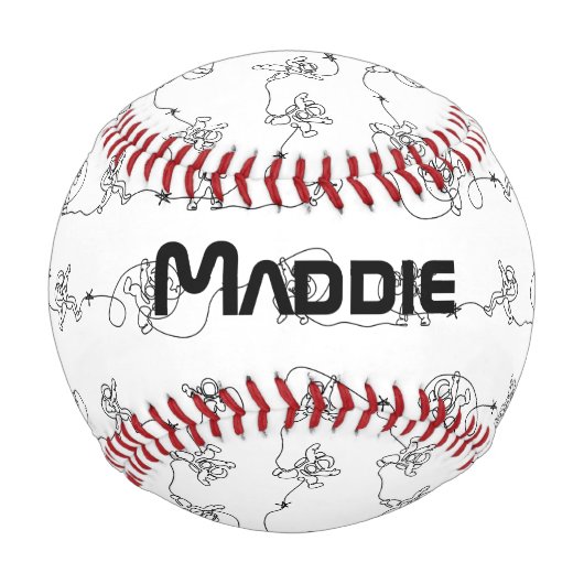 Balle De Baseball Baseball astronaute (Devant)