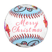 Balle De Baseball Baseball avec Gnome de Noël (Dos)
