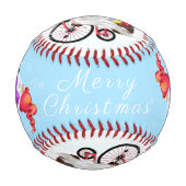 Balle De Baseball Baseball avec Gnome de Noël (Devant)
