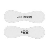 Balle De Baseball Baseball avec nom sur blanc (Panneaux)