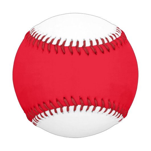Balle De Baseball Baseball blanc et rouge (Devant)