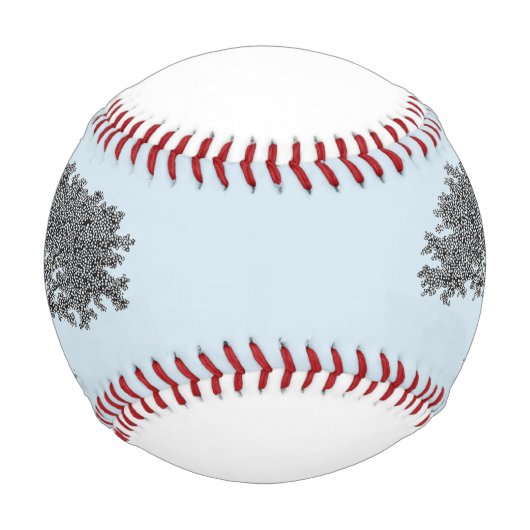 Balle De Baseball Baseball - Chênes avec nom (Devant)