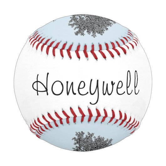 Balle De Baseball Baseball - Chênes avec nom de famille (Dos)