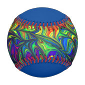 Balle De Baseball baseball coloré (Dos)