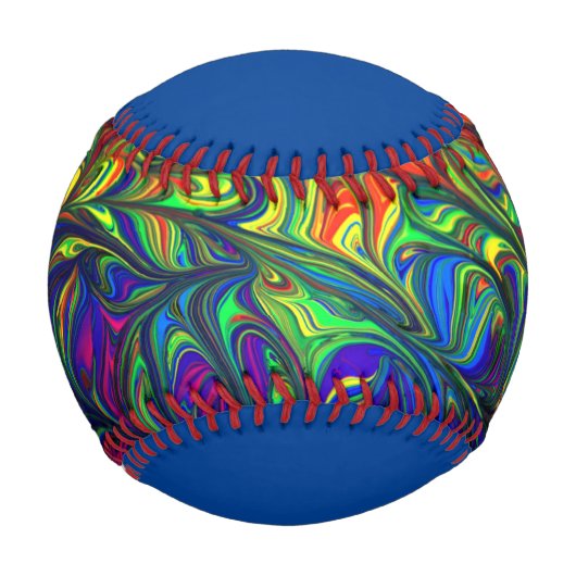 Balle De Baseball baseball coloré (Devant)