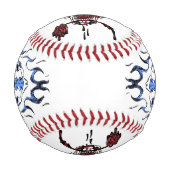 Balle De Baseball baseball crâne (Devant)