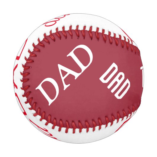 Balle De Baseball Baseball/DAD personnalisé (Dos Droite)