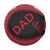 Balle De Baseball Baseball/DAD personnalisé (Devant Gauche)