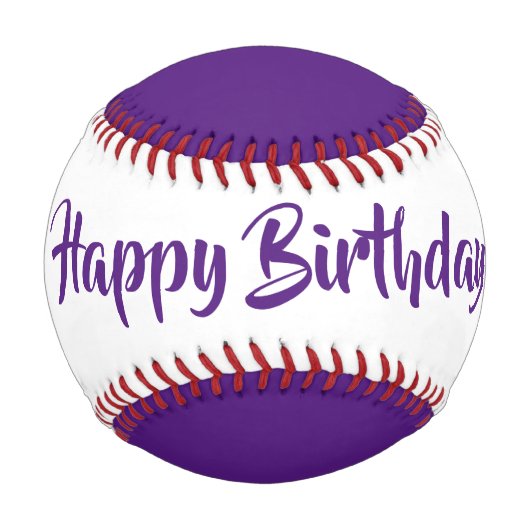 Balle De Baseball Baseball d'anniversaire par dalDesignNZ (Dos)