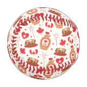 Balle De Baseball Baseball de fête du Canada (Devant Gauche)