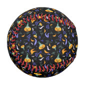 Balle De Baseball Baseball de forêt d'Halloween (Devant Gauche)