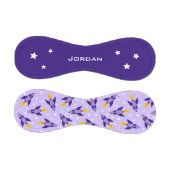 Balle De Baseball Baseball de fusée violet Retro (Panneaux)