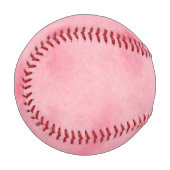 Balle De Baseball Baseball de lavage d'aquarelle rose (Devant Gauche)