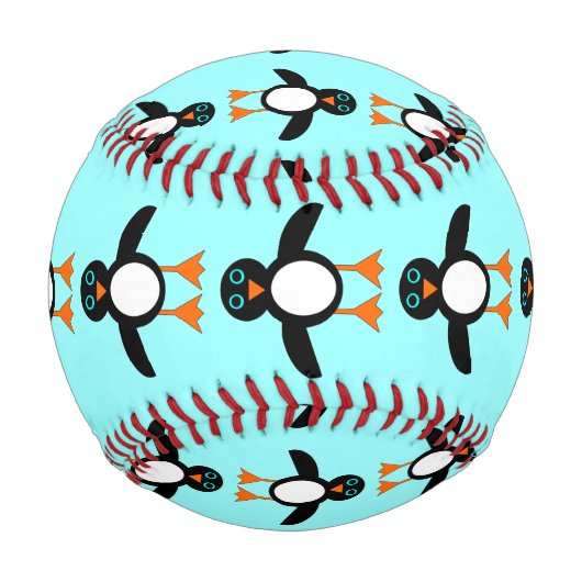 Balle De Baseball Baseball de mignonne Penguin (Dos)