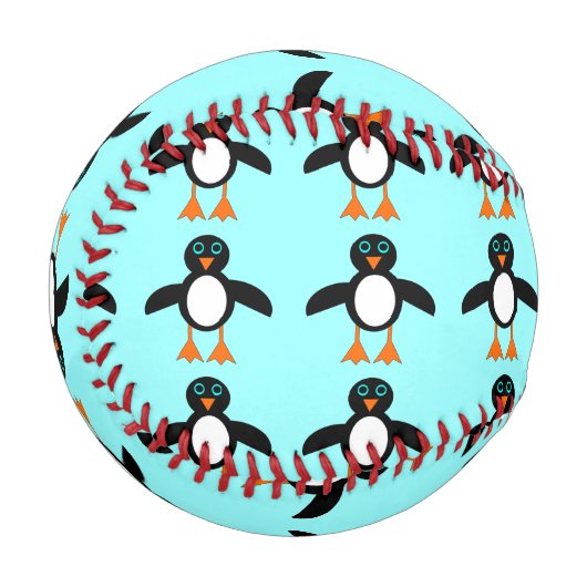 Balle De Baseball Baseball de mignonne Penguin (Devant Gauche)