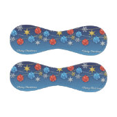 Balle De Baseball Baseball de Noël bleu (Panneaux)