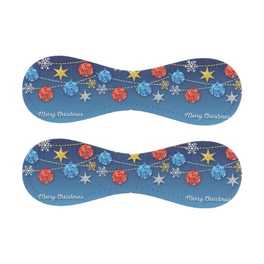 Balle De Baseball Baseball de Noël bleu (Panneaux)