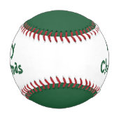 Balle De Baseball Baseball de Noël par dalDesignNZ (Dos)