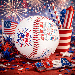Balle De Baseball Baseball de réunion de famille du 14 juillet