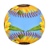 Balle De Baseball Baseball de tournesol jaune (Devant)