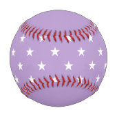 Balle De Baseball Baseball des étoiles violettes (Dos)