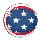 Balle De Baseball Baseball Drapeau Américain (Devant Gauche)