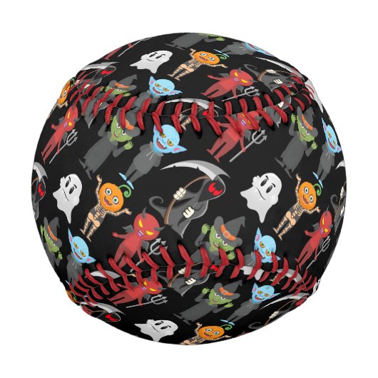 Balle De Baseball Baseball du parti Halloween (Devant)