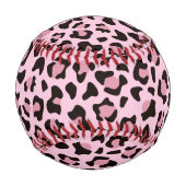 Balle De Baseball Baseball Empreinte de léopard rose (Dos)