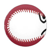 Balle De Baseball Baseball en colère (Devant Gauche)