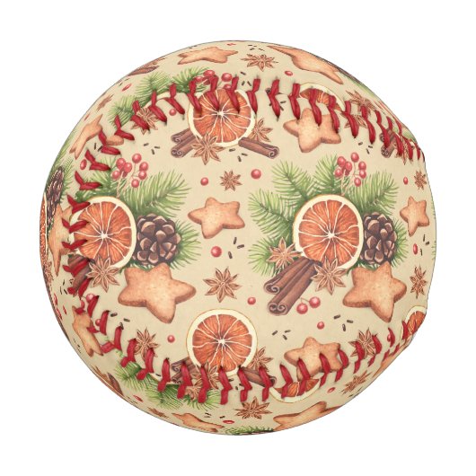 Balle De Baseball Baseball épice de vacances (Devant Gauche)