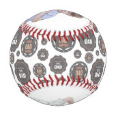 Balle De Baseball Baseball Fête des pères personnalisable (Dos)