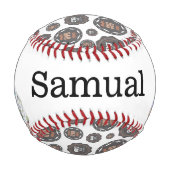 Balle De Baseball Baseball Fête des pères personnalisable (Devant)