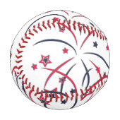 Balle De Baseball Baseball Fireworks (Devant Gauche)