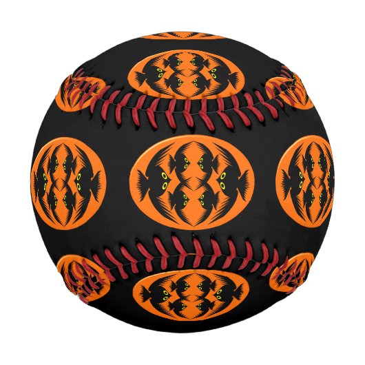 Balle De Baseball Baseball Halloween Crows (Devant)