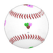 Balle De Baseball Baseball Heart Fuzzies (Dos)