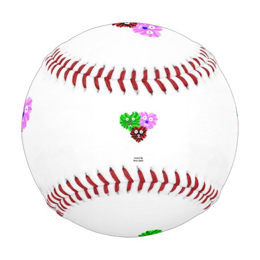 Balle De Baseball Baseball Heart Fuzzies (Devant)