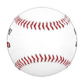 Balle De Baseball Baseball Joyeux Noël avec le Père Noël (Devant)