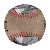 Balle De Baseball Baseball Memento Meilleur Papi de Tous les Temps (Dos)