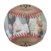 Balle De Baseball Baseball Memento Meilleur Papi de Tous les Temps (Devant)
