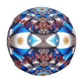 Balle De Baseball Baseball patriotique avec couleurs argentines (Devant)