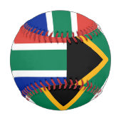 Balle De Baseball Baseball patriotique avec drapeau d'Afrique du Sud (Dos)
