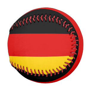 Balle De Baseball Baseball patriotique avec drapeau d'Allemagne