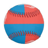 Balle De Baseball Baseball patriotique avec drapeau de Kansas City (Dos)